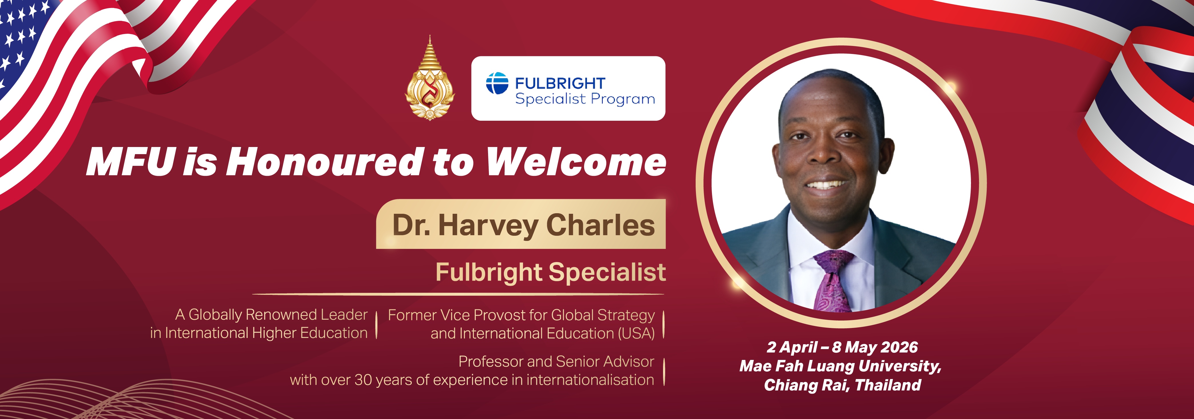 Welcome Dr Harvey Charles