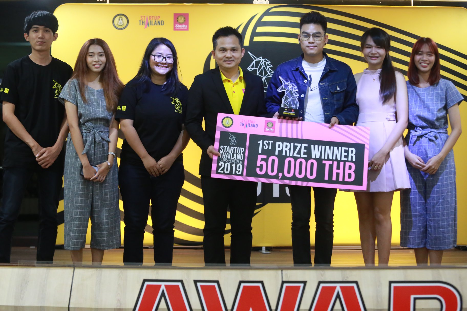 MFU Students Won the First Place in the Pitching Round of Startup Thailand League 2019