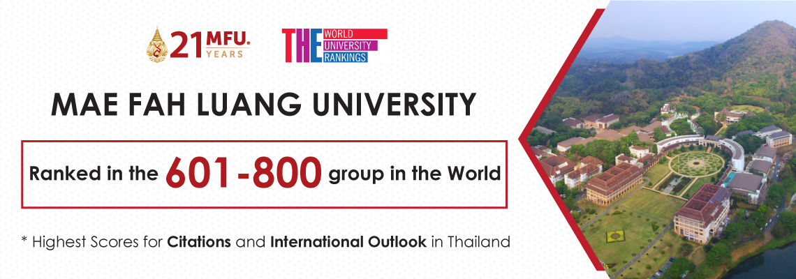 MFU Leads Thai Universities in THE World University Rankings 2020