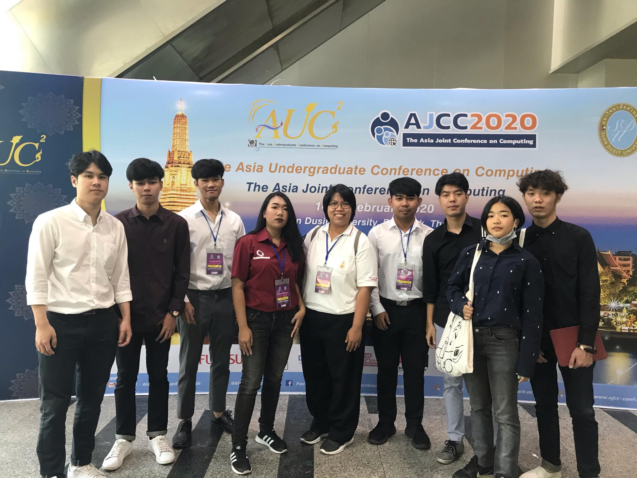 IT Students Present Papers in AJCC 2020