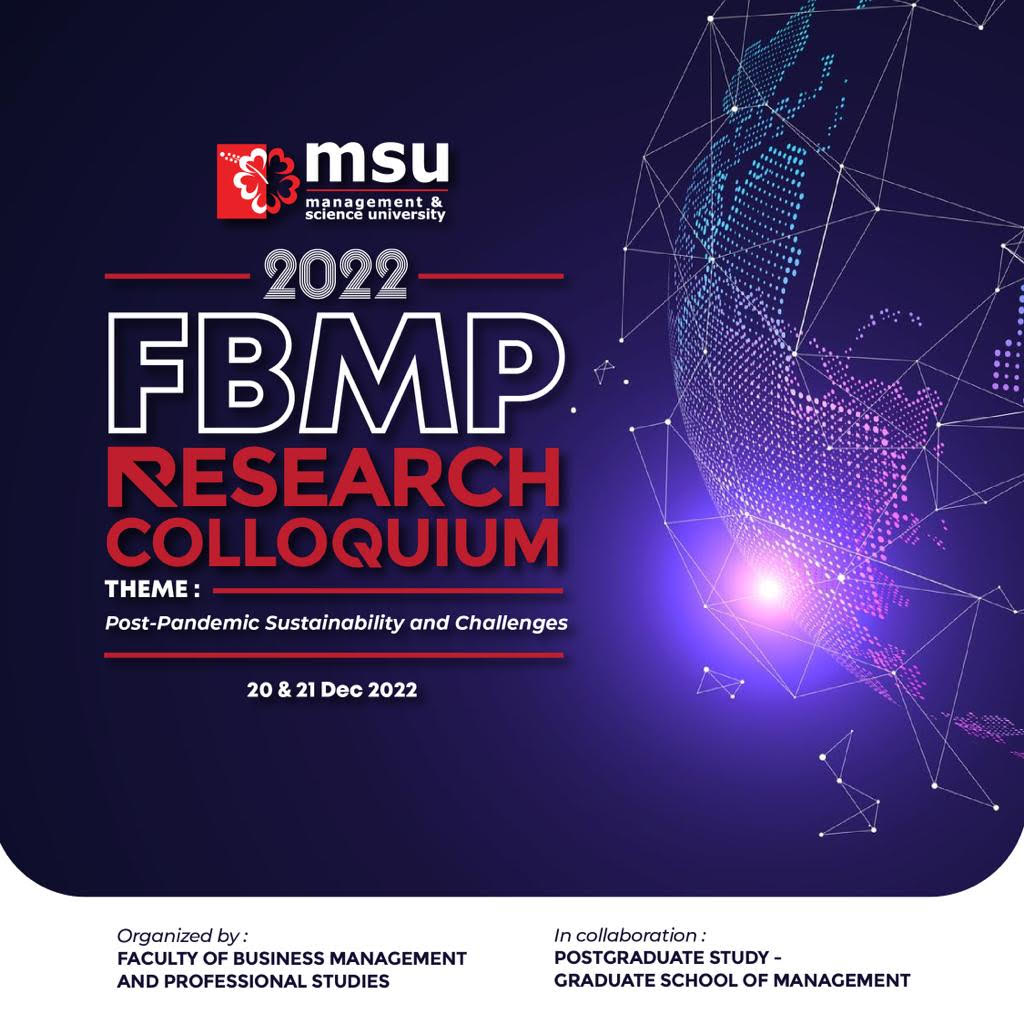 Call for Panelists: FBMP RESEARCH COLLOQUIUM 2022 