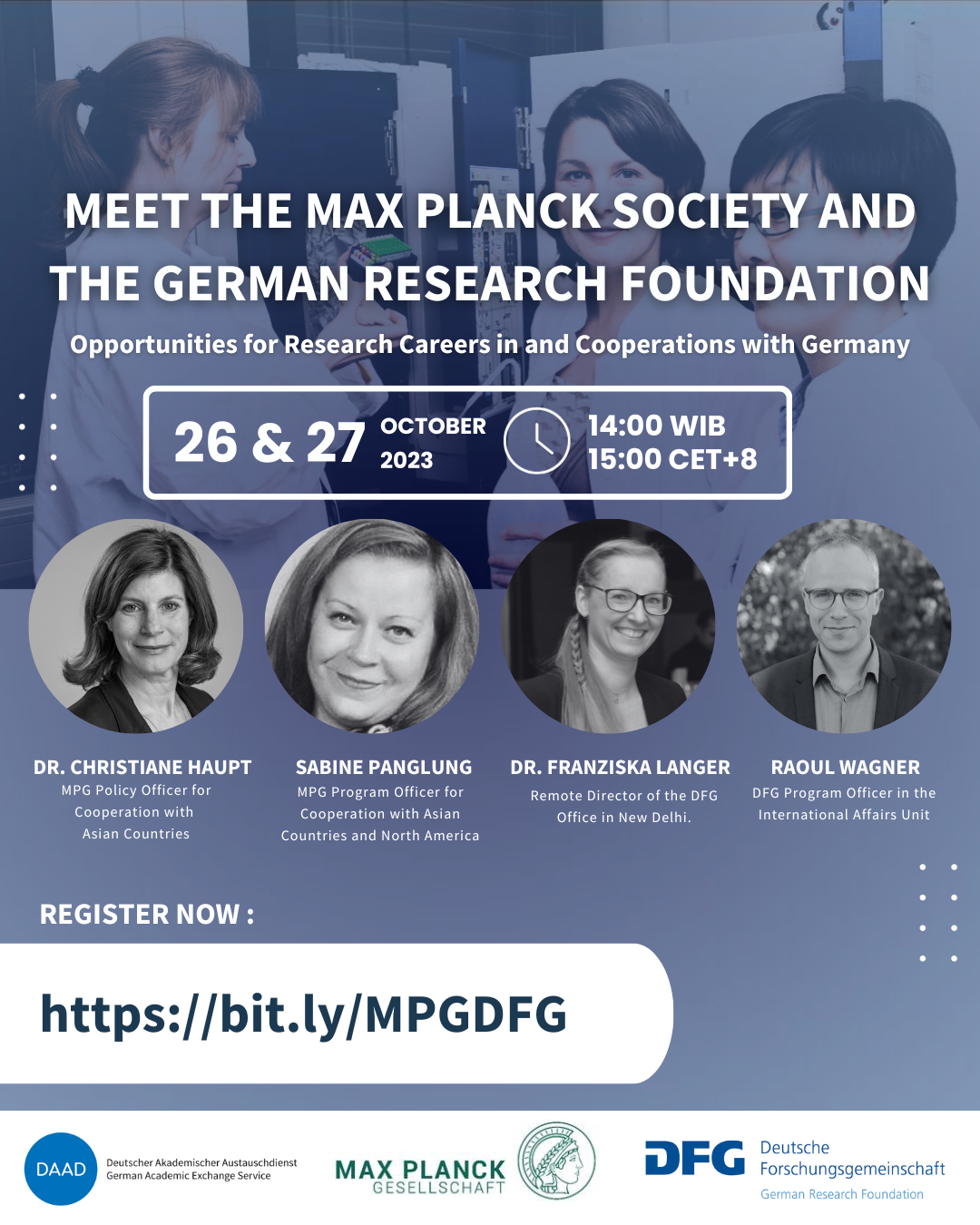 Meet the Max Planck Society (MPG) and the German Research Foundation (DFG)