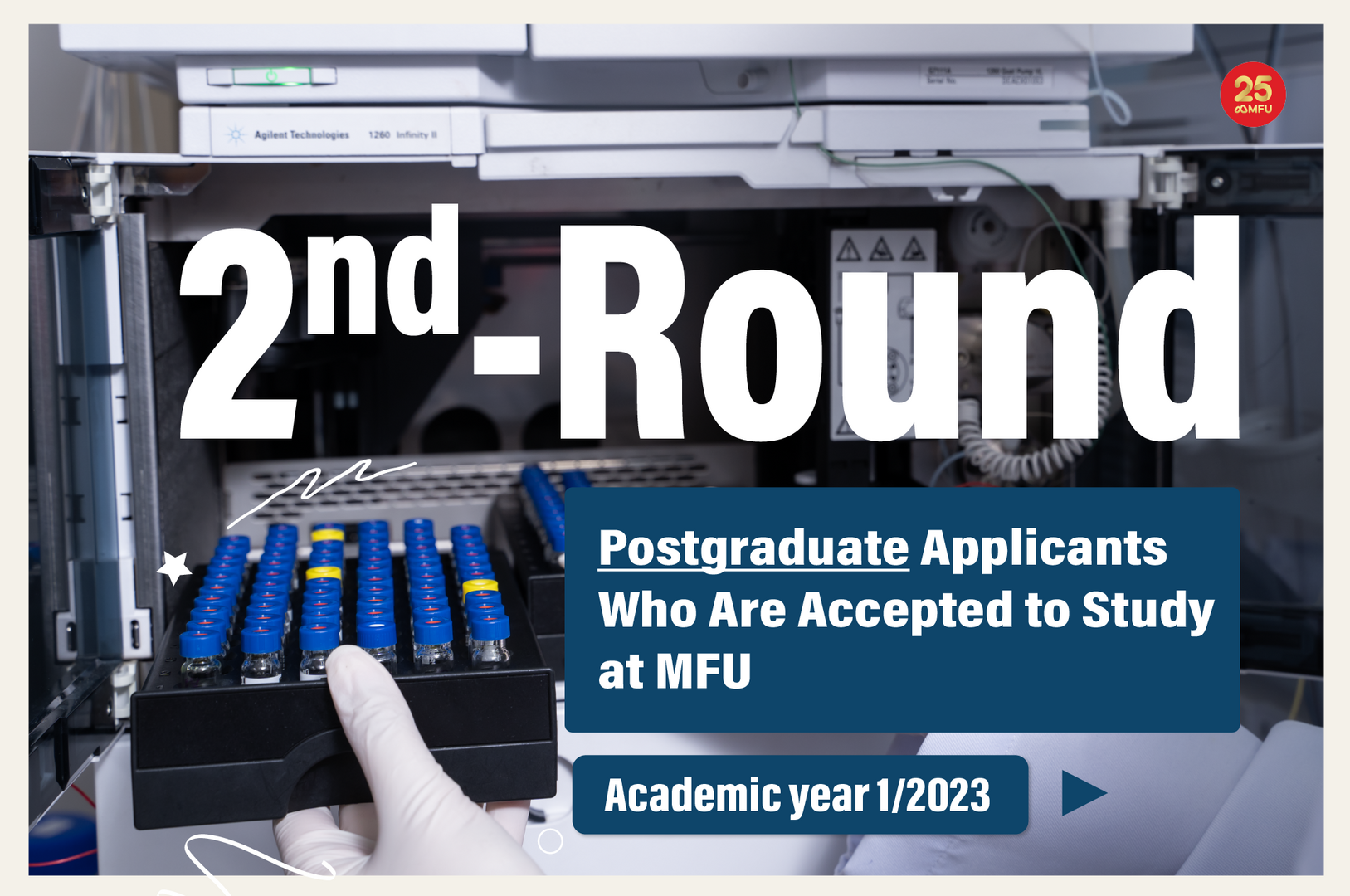 Announcement of the 2nd-Round Postgraduate Applicants Who Are Accepted to Study at MFU 