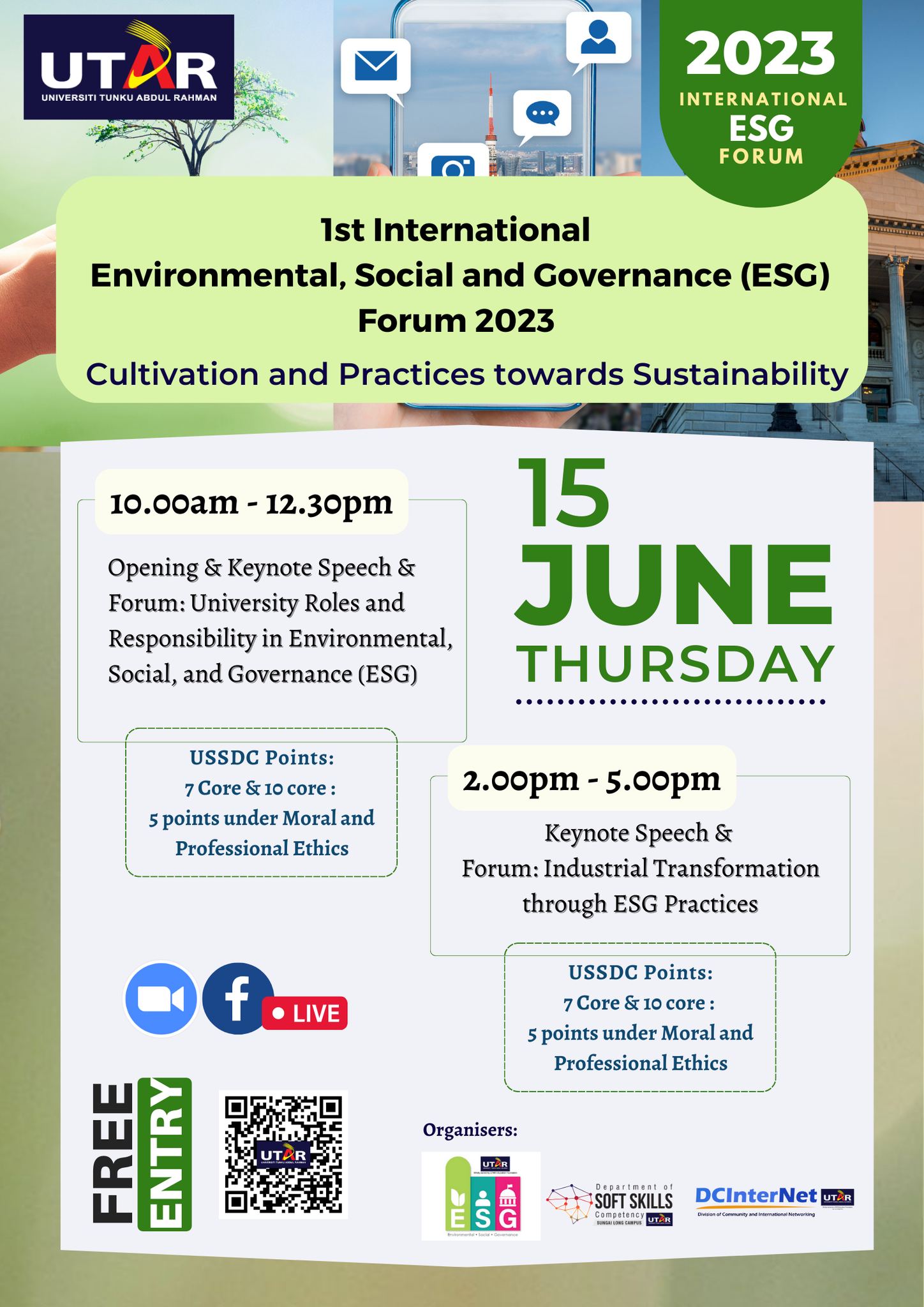 The 1st International Environmental, Social, and Governance (ESG) Forum 2023