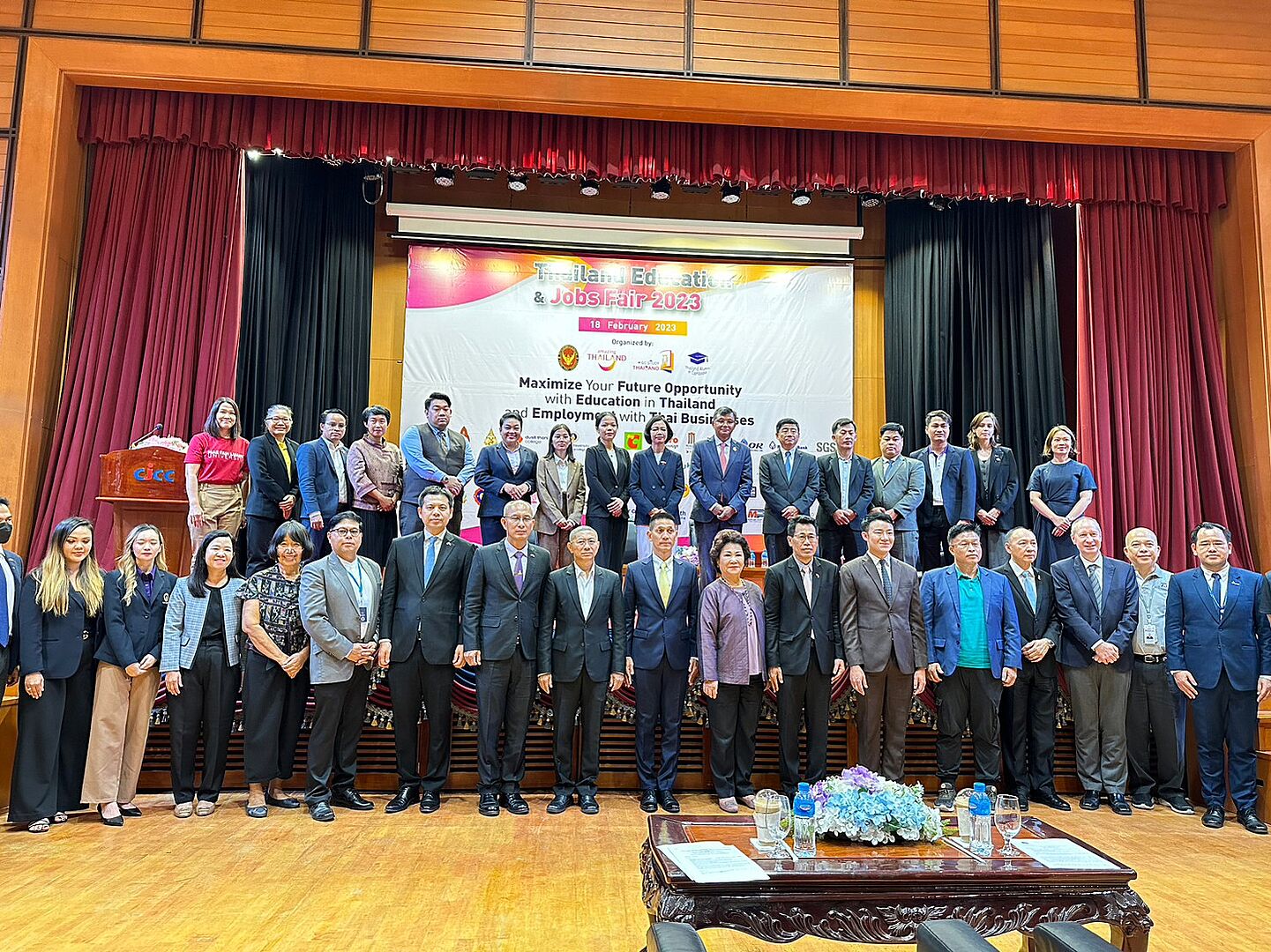 A Visit to Cambodia to Strengthen Collaboration and Attend Thailand Education and Job Fairs 2023 