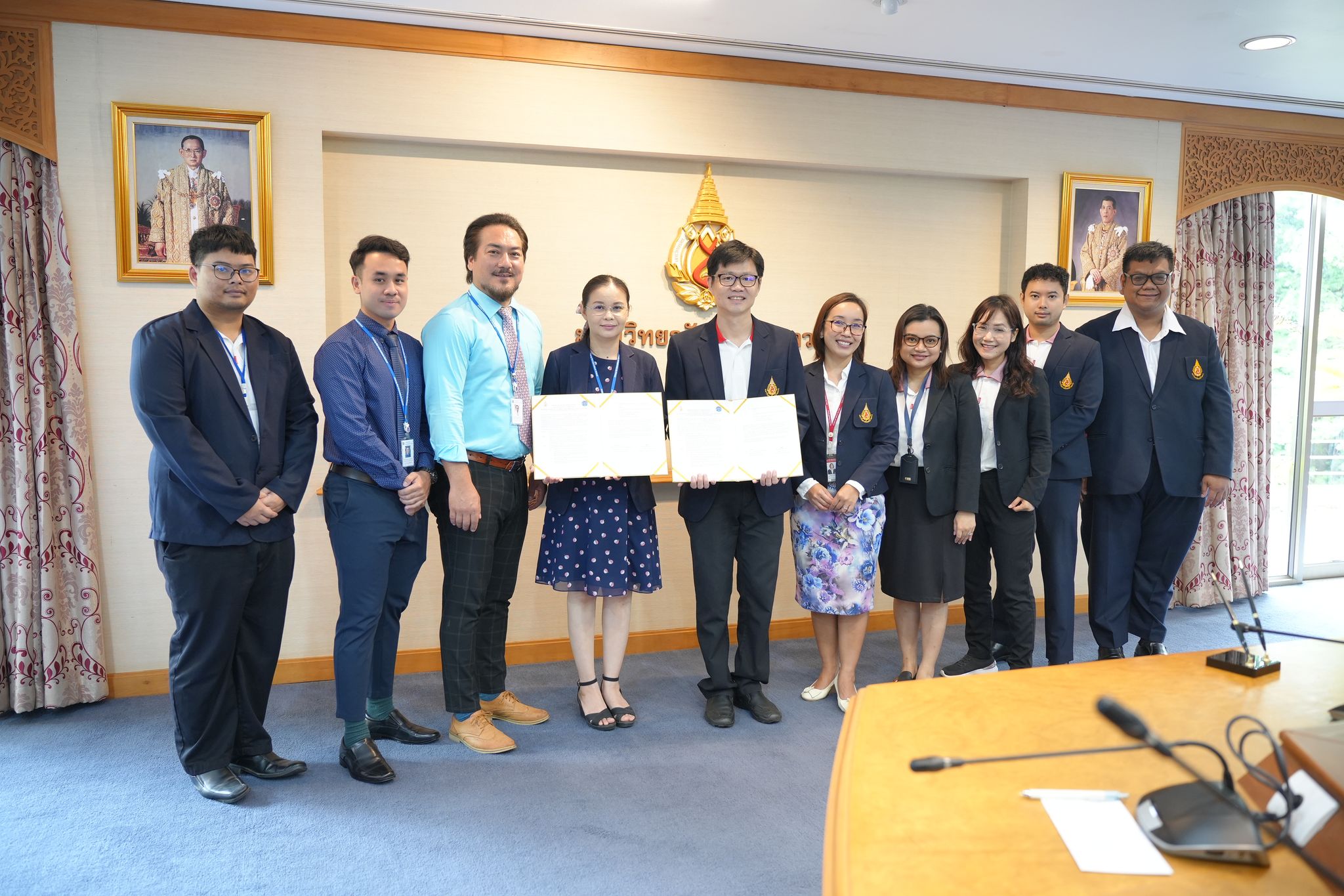 A MoU Signing Ceremony between the School of Liberal Arts and Chiang Rai International School 