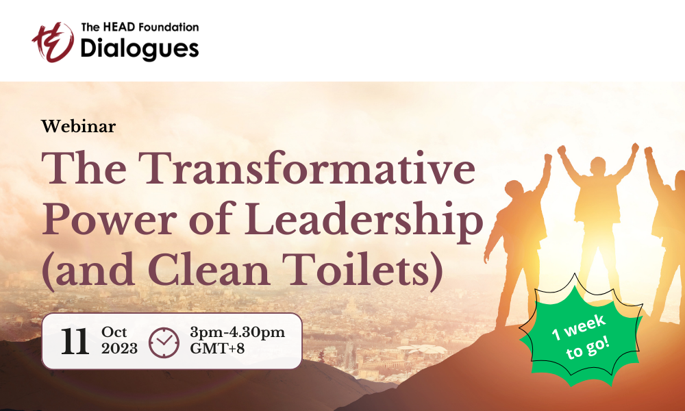 Call for Participations: Webinar on the Transformative Power of Leadership (and Clean Toilets)