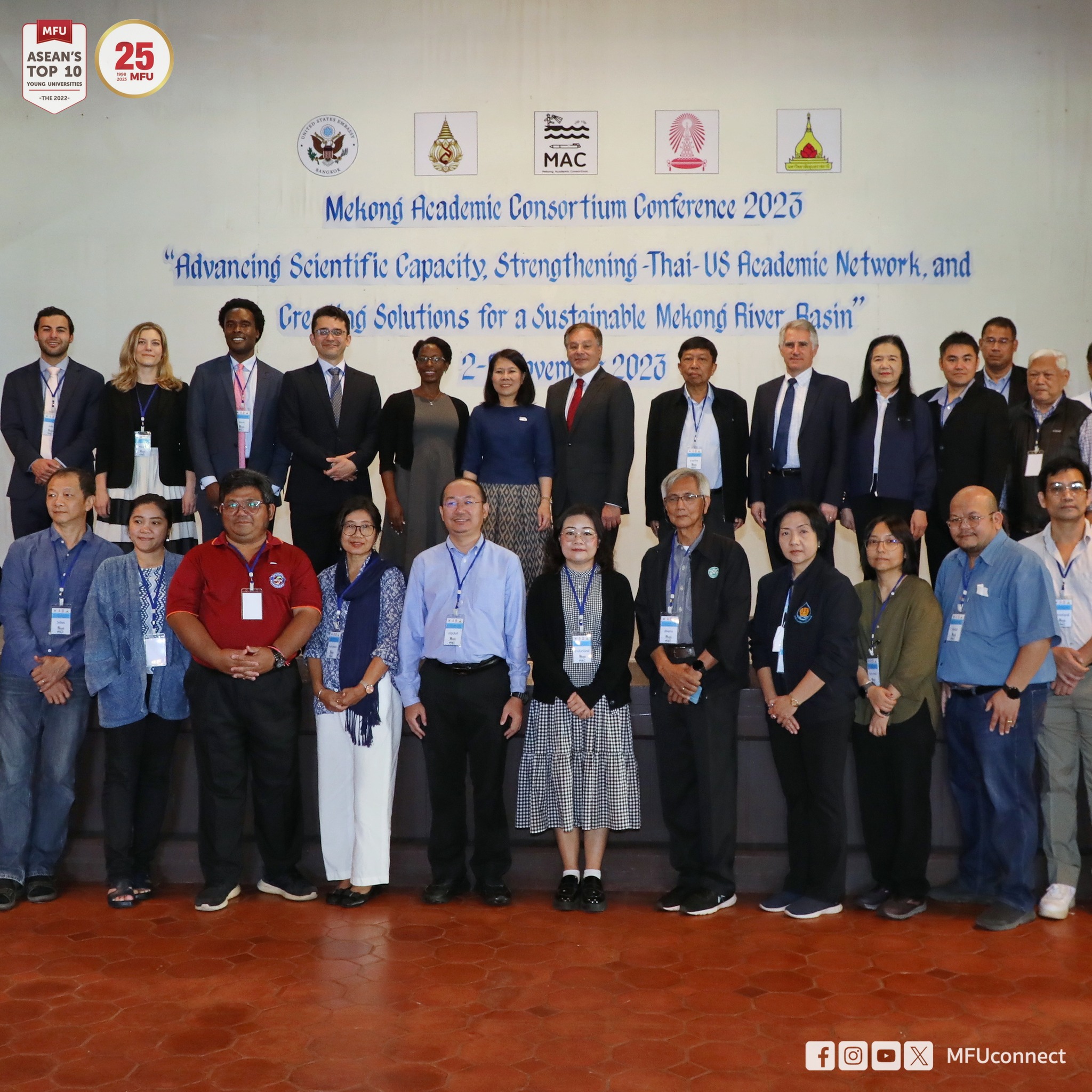 Mae Fah Luang University Hosts Mekong Academic Consortium Supported by U.S. Embassy