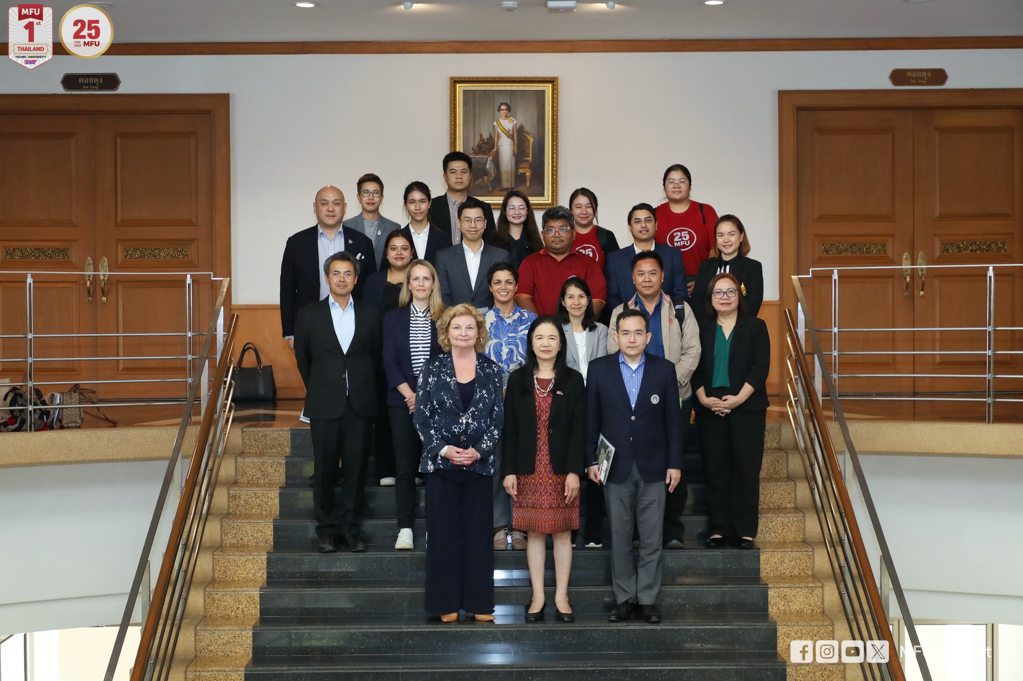 A Visit of Australian Embassy in Thailand and the Department of PROTOCOL, Ministry of Foreign Affairs