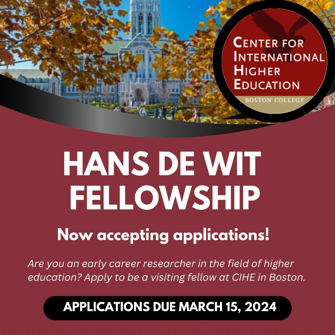 Hans De Wit Fellowship