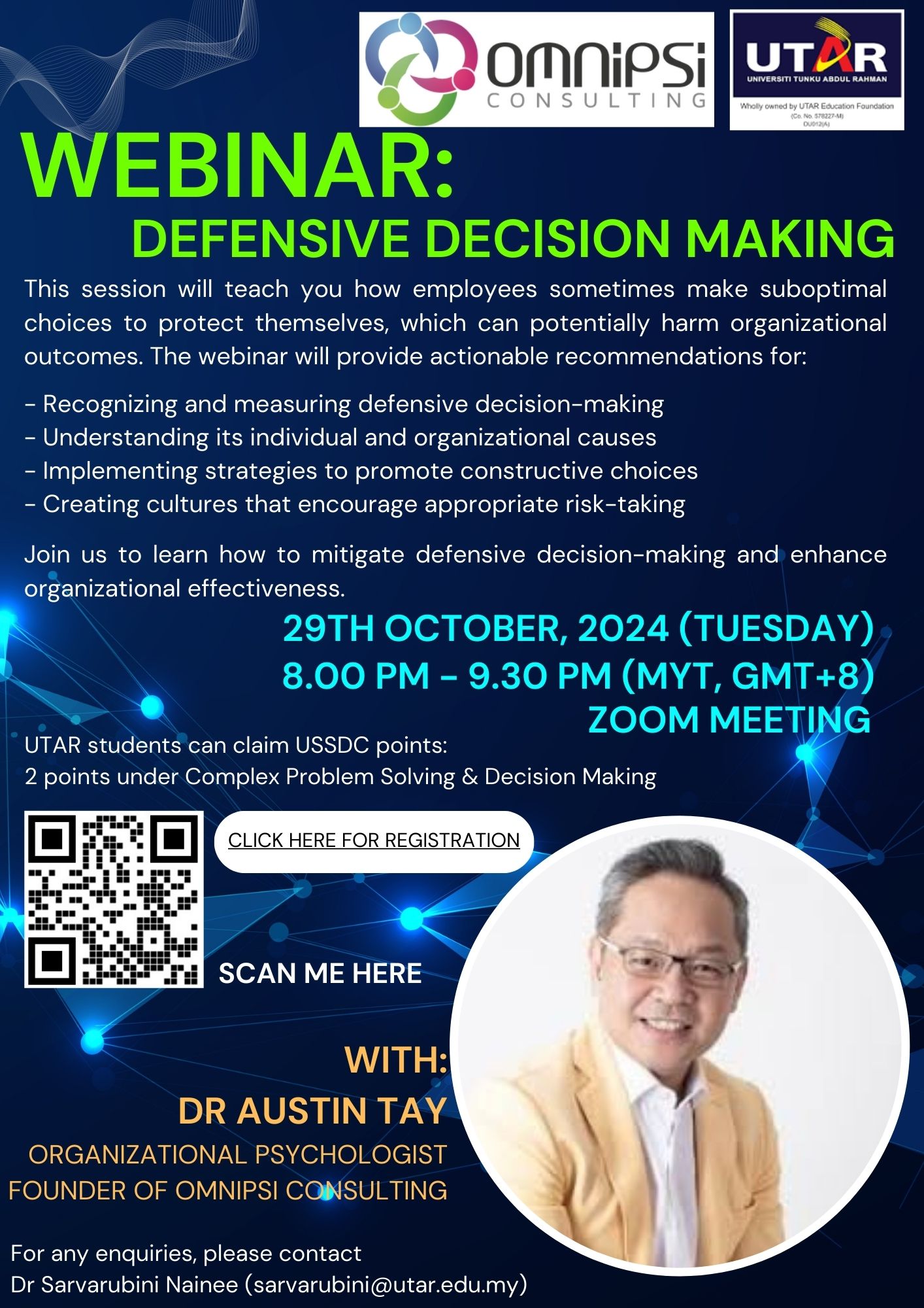 [UTAR] Webinar: Defensive Decision Making