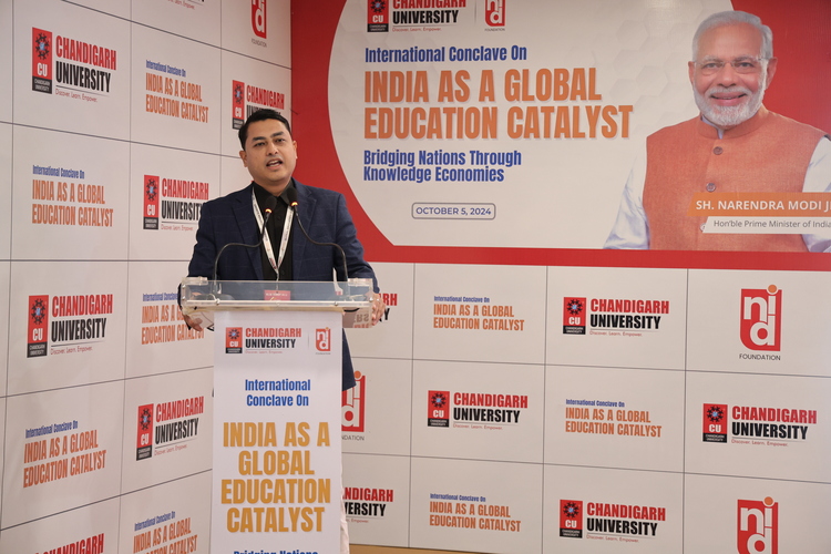 MFU Lecturer Attends the Global Education Summit 2024 and Explores Collaboration with Indian Universities