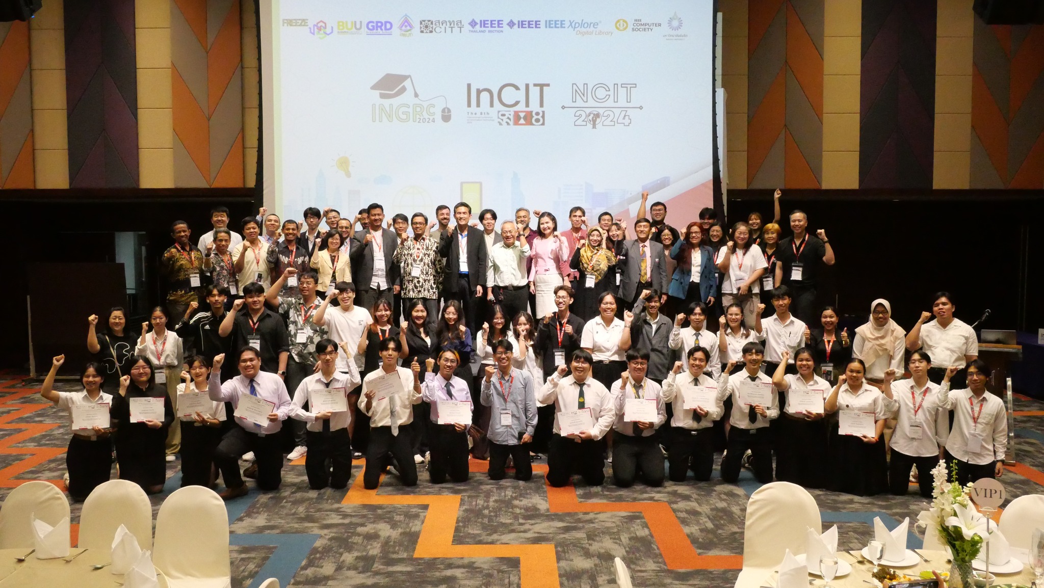 MFU Applied Digital Technology Students Showcase Research at InCIT2024