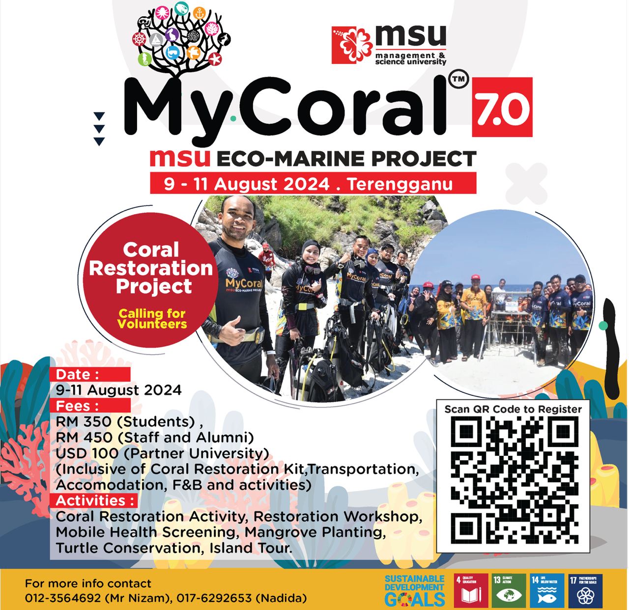 MYCORAL 7.0: Coral Restoration Project