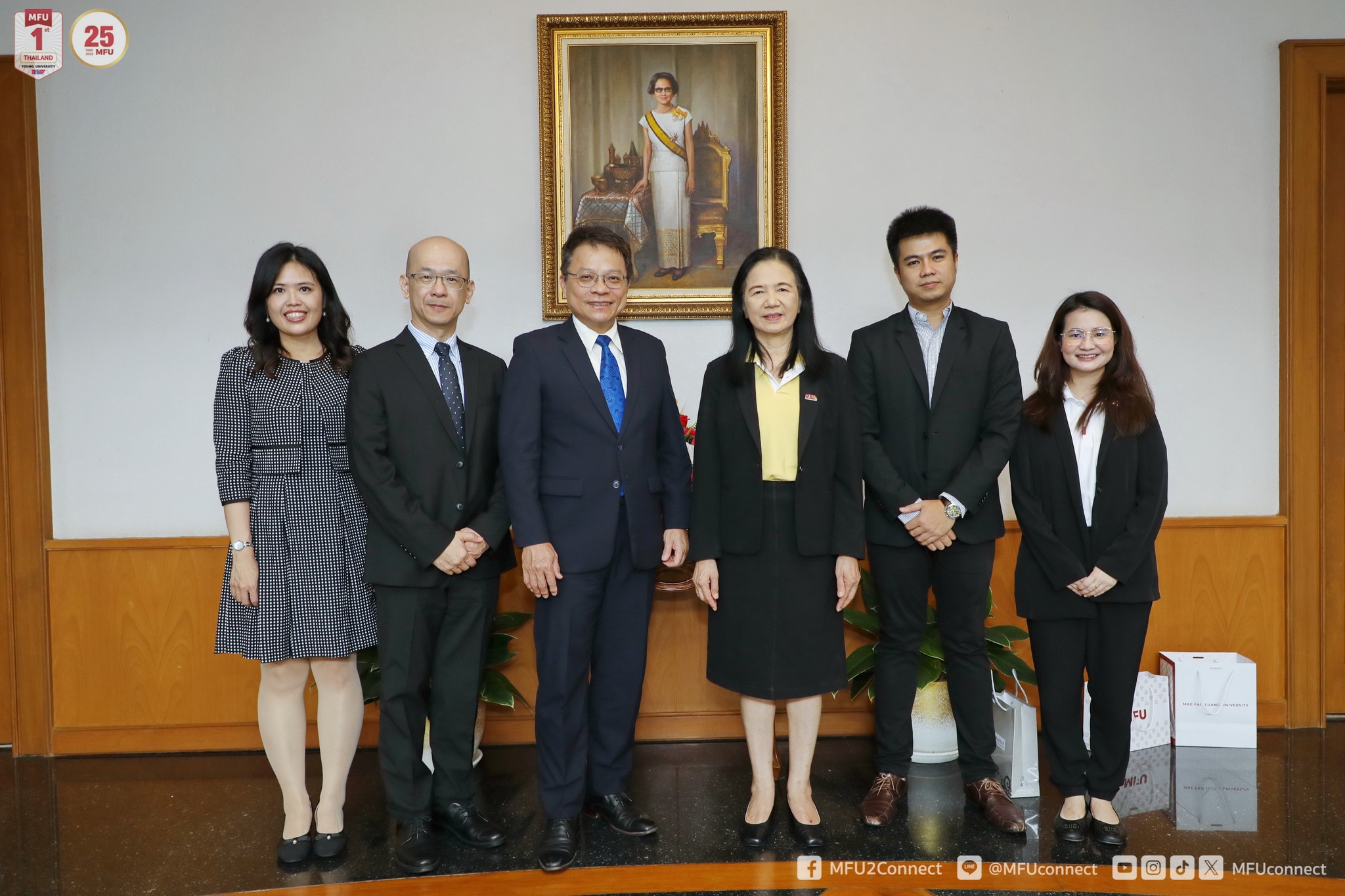 Mae Fah Luang University Welcomes Delegation from National Pingtung University