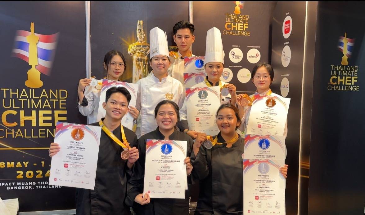 Mae Fah Luang University Celebrates Students' Success at Thailand Ultimate Chef Challenge