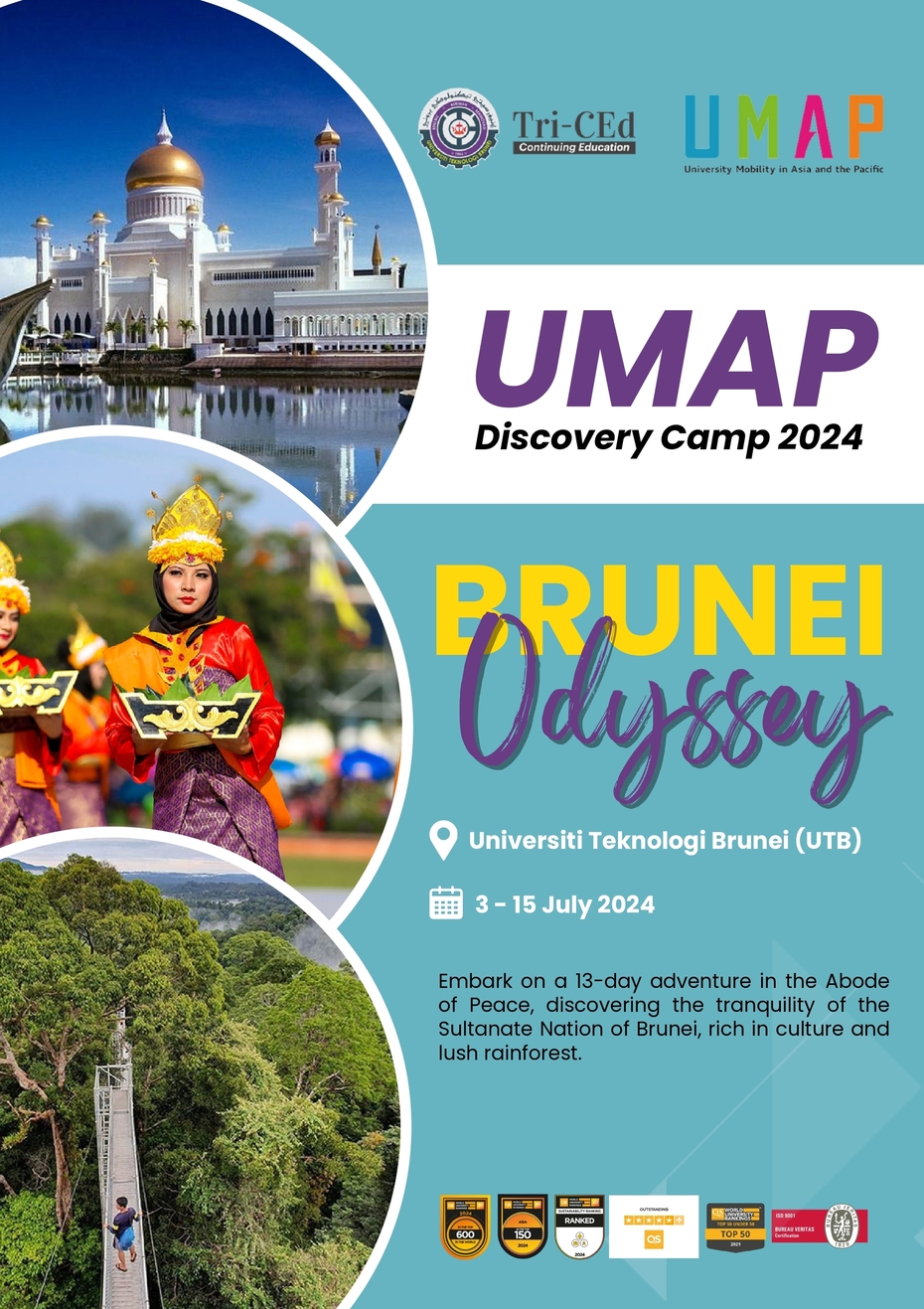 CALL FOR APPLICATION: The Odyssey Summer Programme 2024 at Universiti Teknologi Brunei 