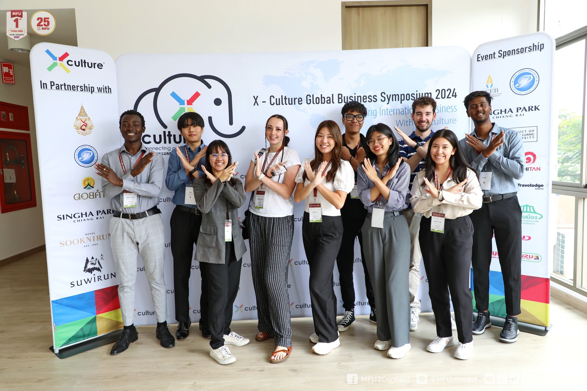 Global Students Unite for X-Culture Global Business Week at Mae Fah Luang University