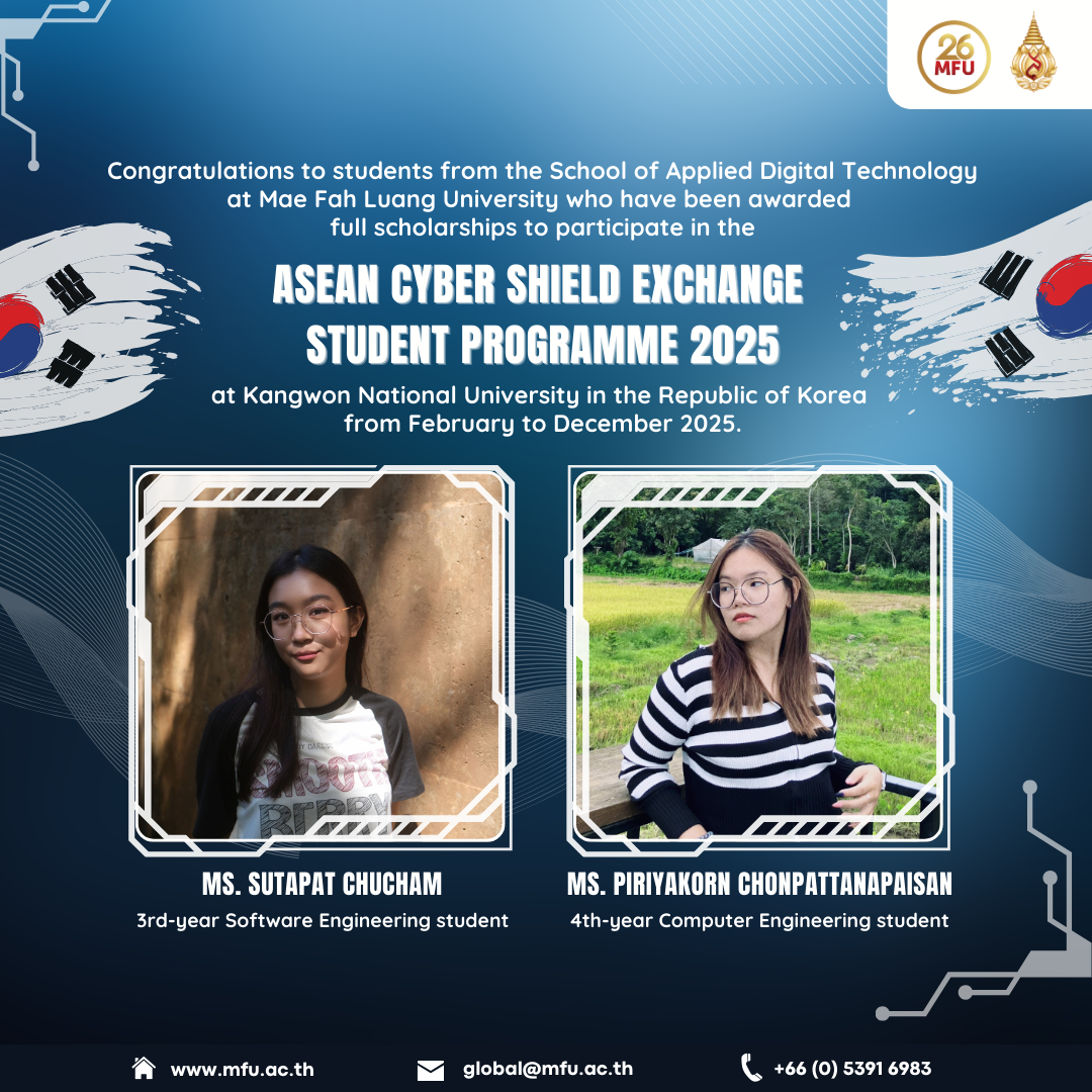 MFU Students Join ASEAN Cyber Shield Exchange Student Programme 2025