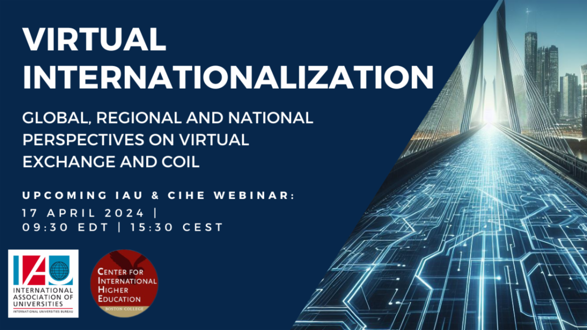 Register Now! IAU-CIHE Webinar on Virtual Internationalization
