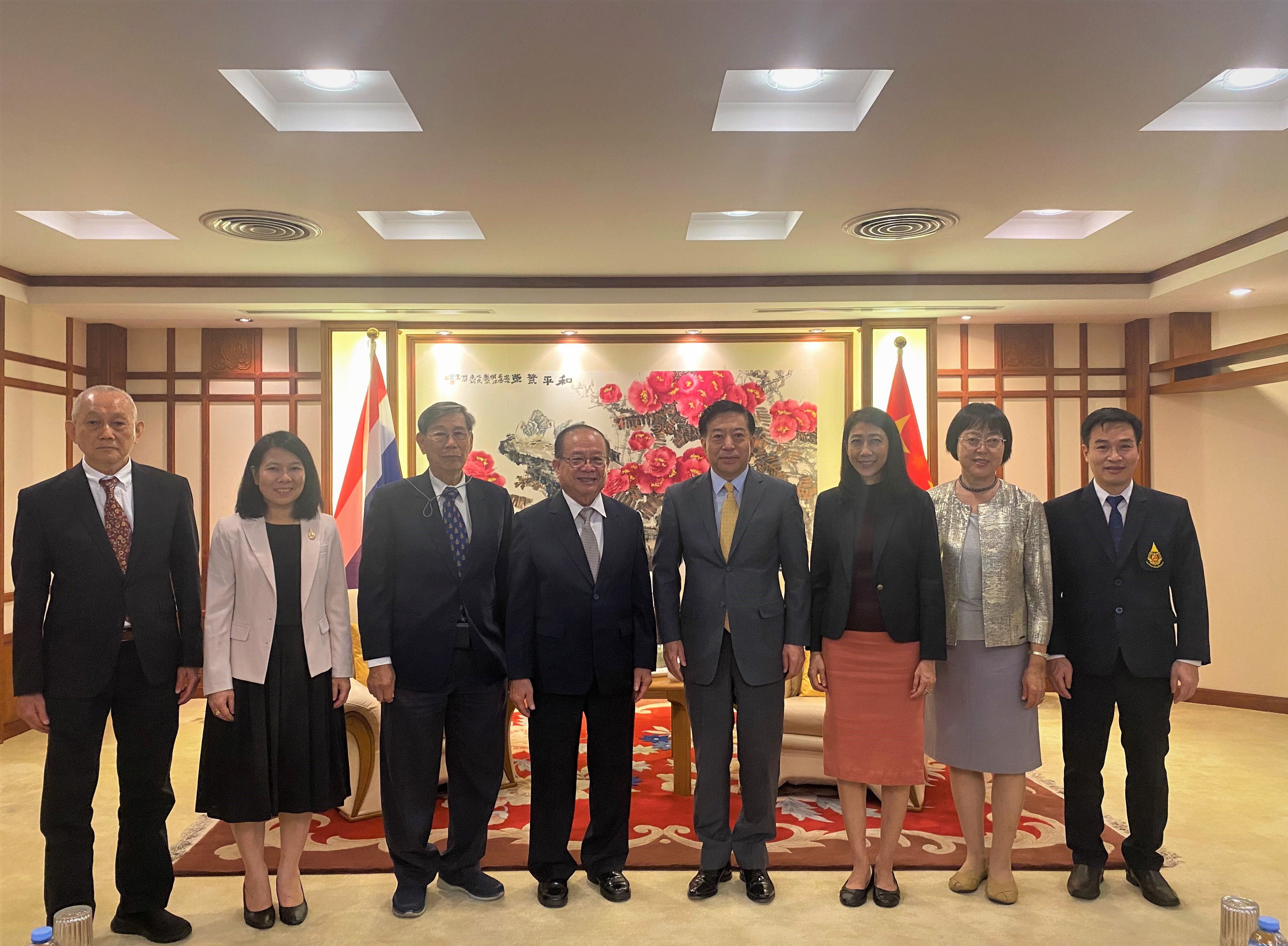 A Visit to the Embassy of the People’s Republic of China in Bangkok for Deepening Collaboration