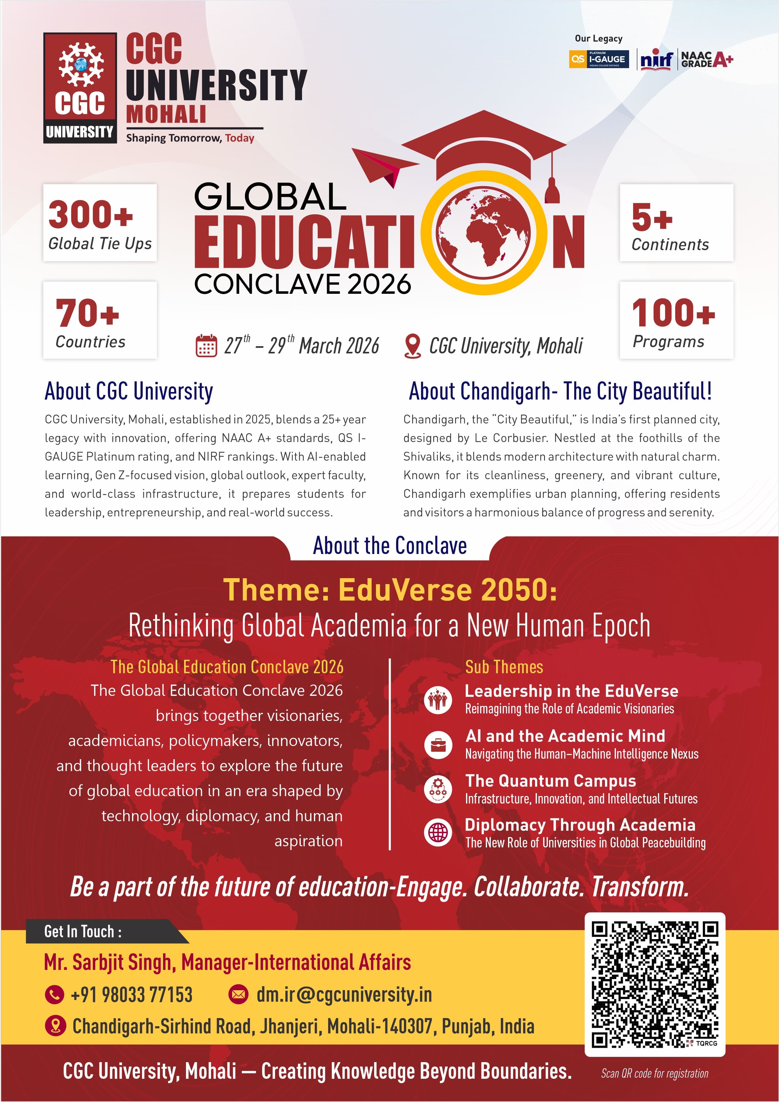 Invitation to Participate in Global Education Conclave 2026: 