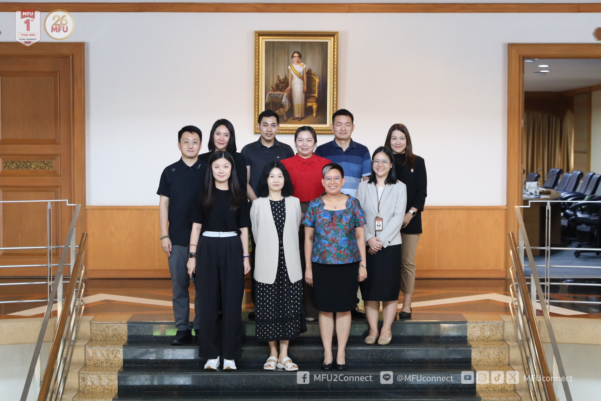 MFU Welcomes Delegation from University of Sanya and Geely Talent Development Group to Explore Academic Cooperation