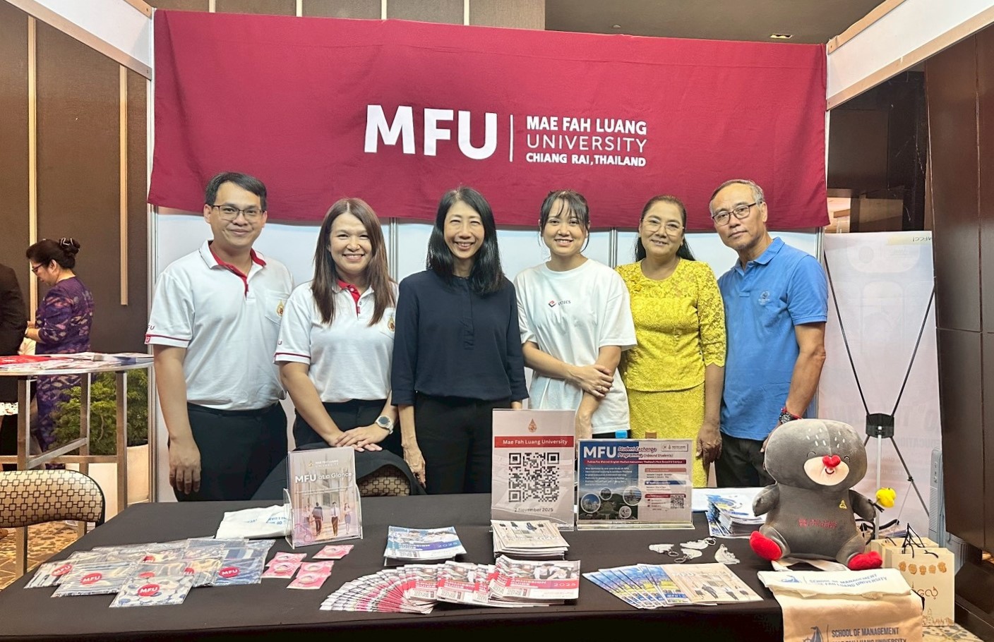 MFU Delegation Participates in the 10th Thailand Education Fair 2025