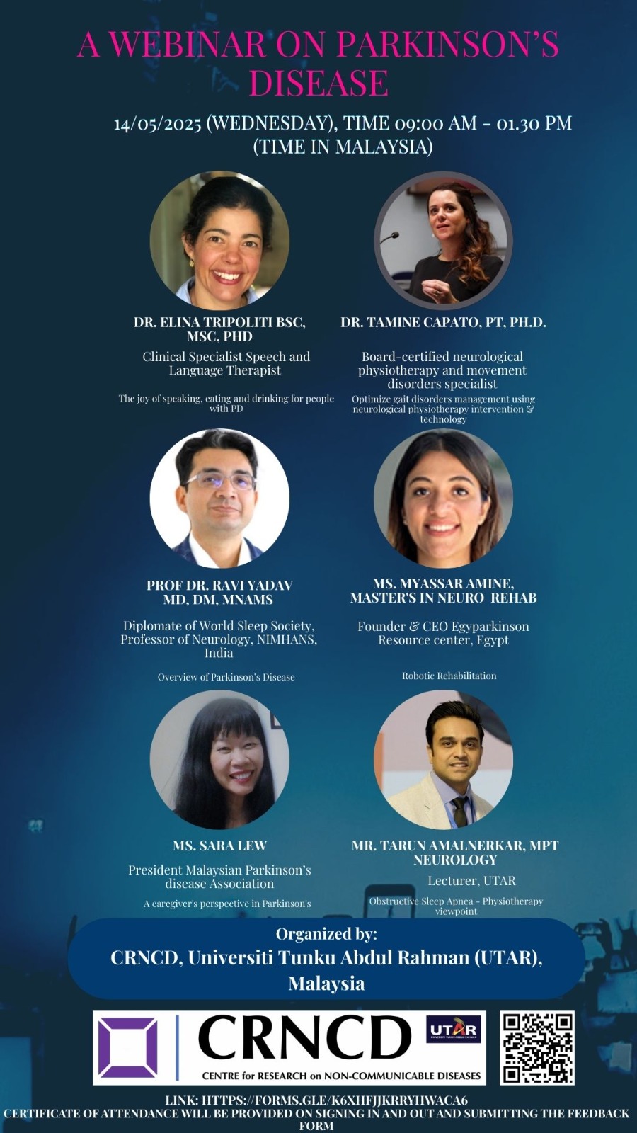 Webinar on Parkinson's Disease