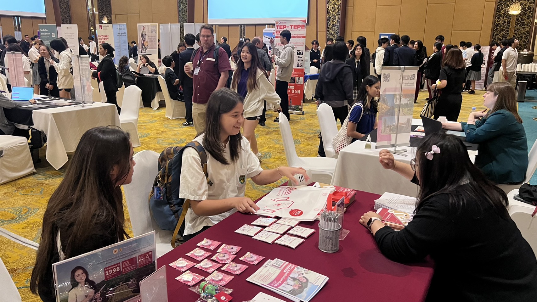 MFU Connects with International Students at Prem International School College Fair in Chiang Mai