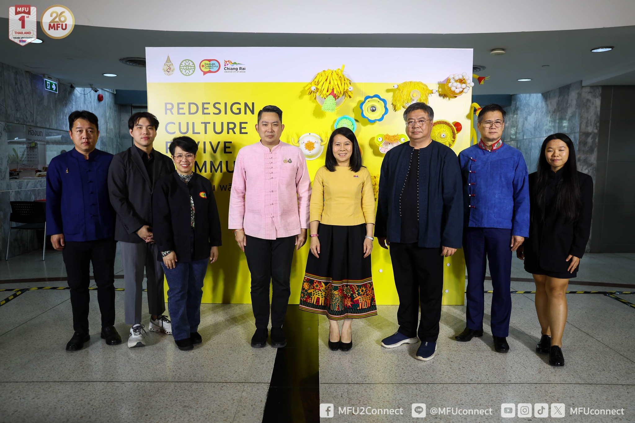 MFU Holds “the Redesign Culture, Revive Community” Exhibition