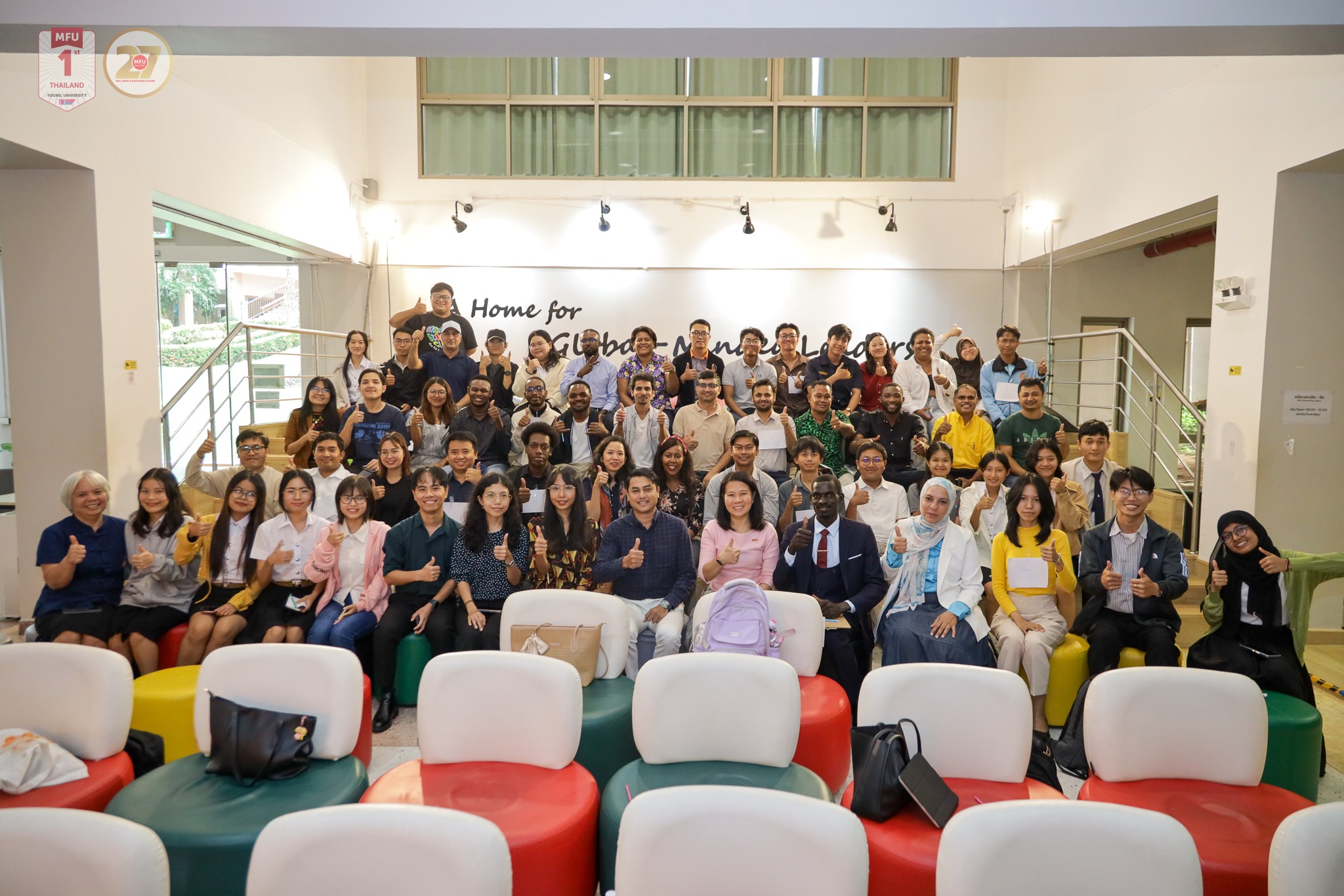 The International Scholarship Students Meet the President Event