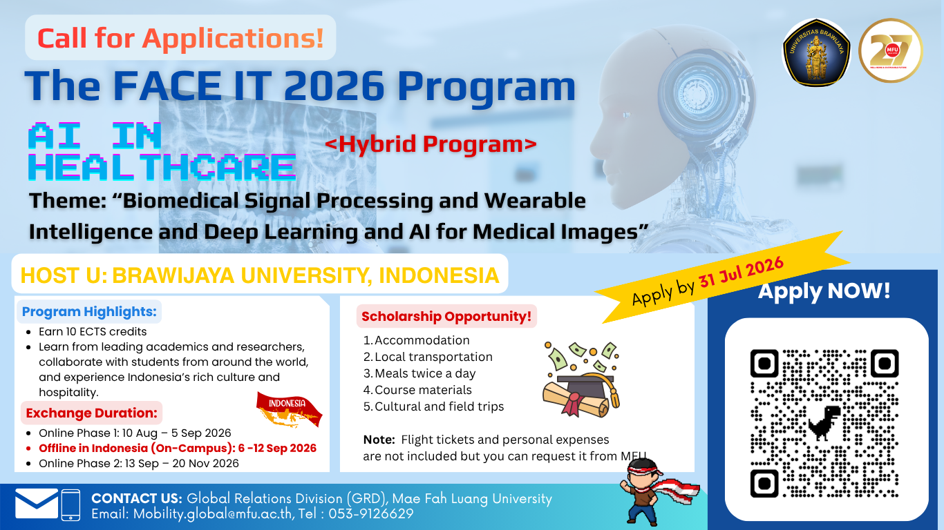 Applications Now Open for FACE IT 2026 – International AI & Healthcare Exchange Program in Indonesia
