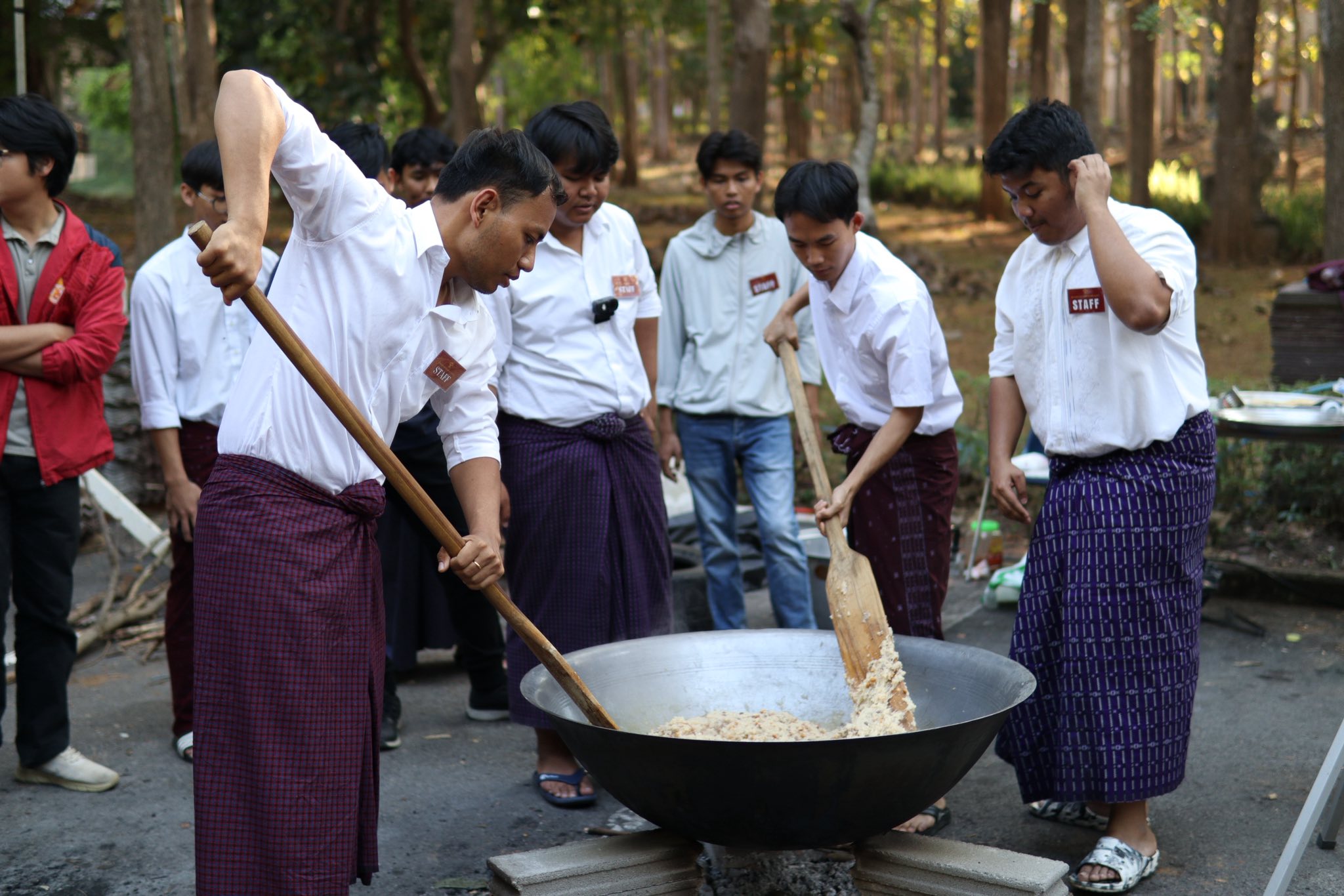 MFU Myanmar Students Host Htamanae Festival, Celebrating Cultural Heritage and Community Values