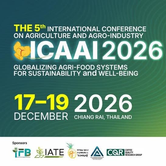 Invitation to Join the 5th International Conference on Agriculture and Agro-Industry (ICAAI 2026)