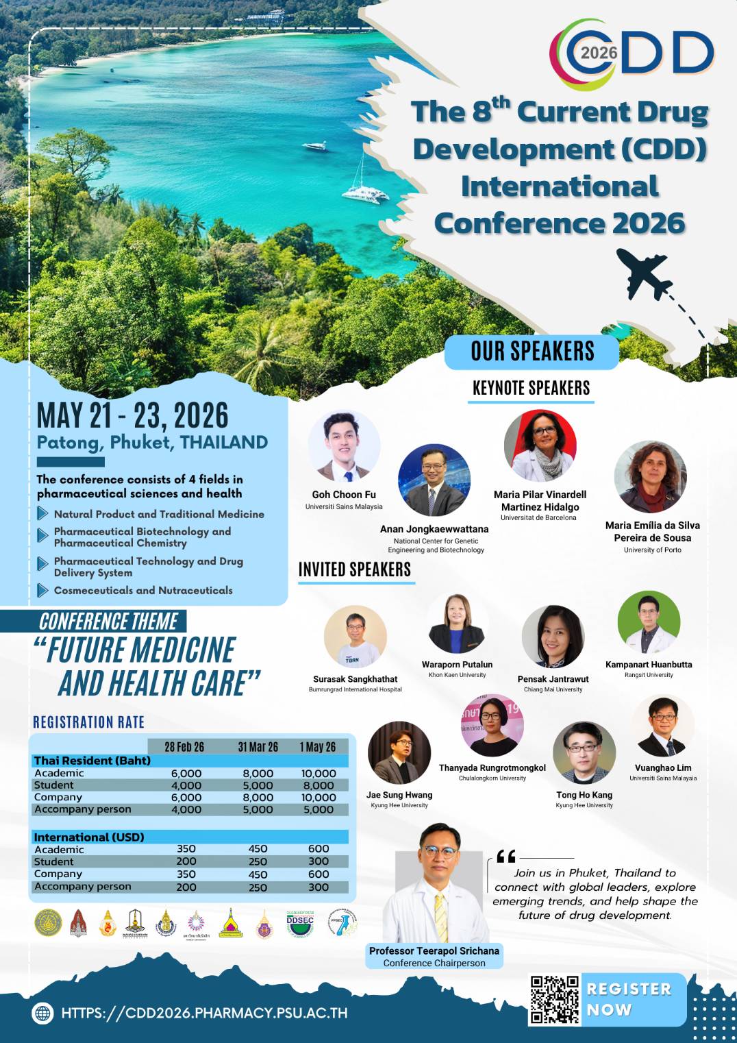 The 8th Current Drug Development (CDD) 2026 International Conference