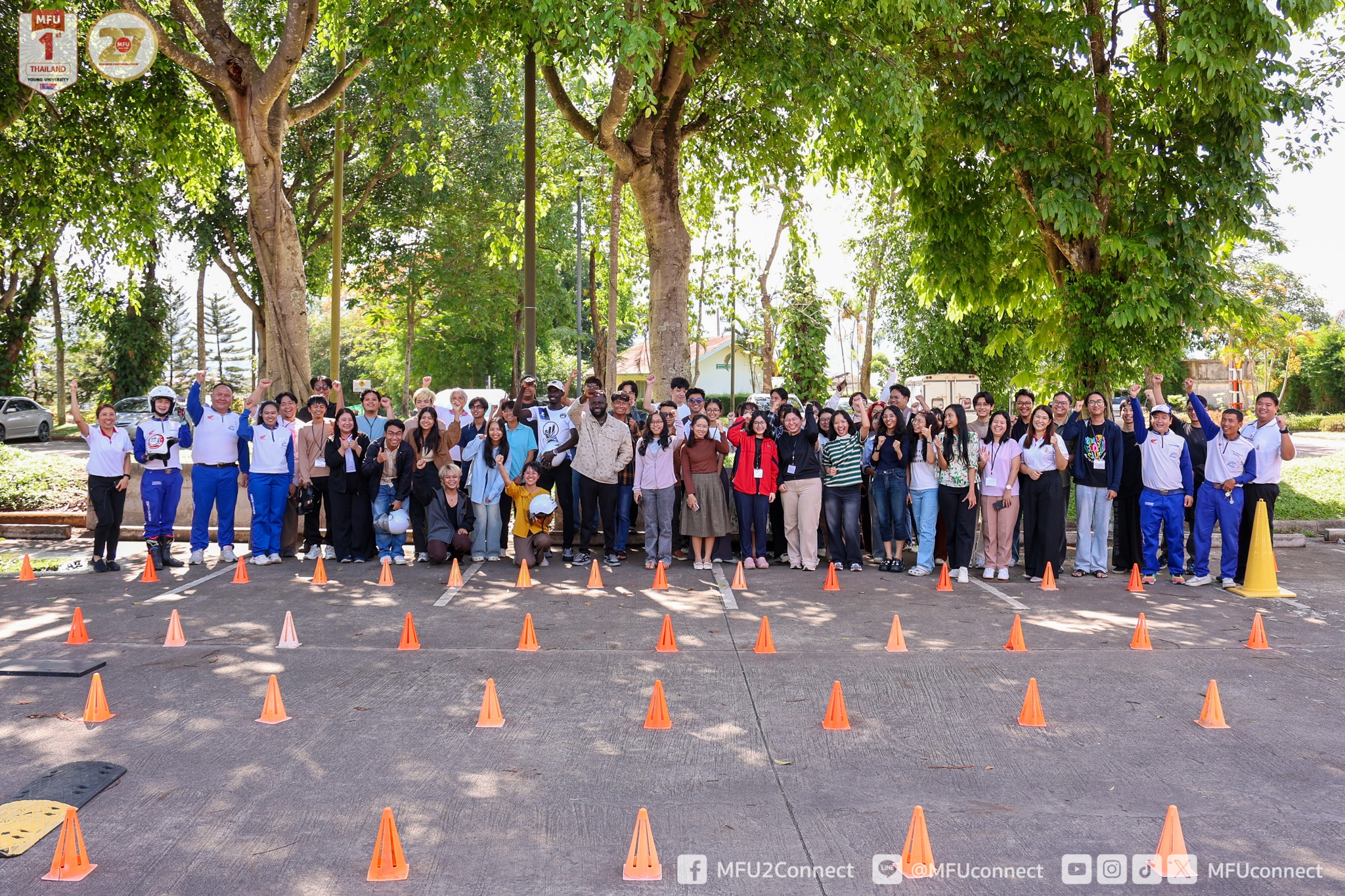 MFU Promotes Road Safety for Thai and International Students with 