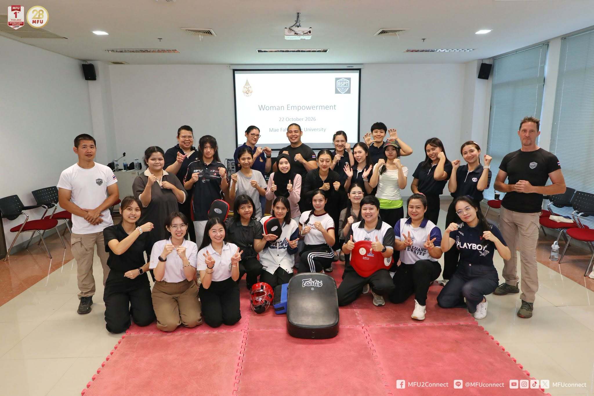 MFU Hosts “Women Empowerment” Self-Defense Workshop Led by French Security Experts