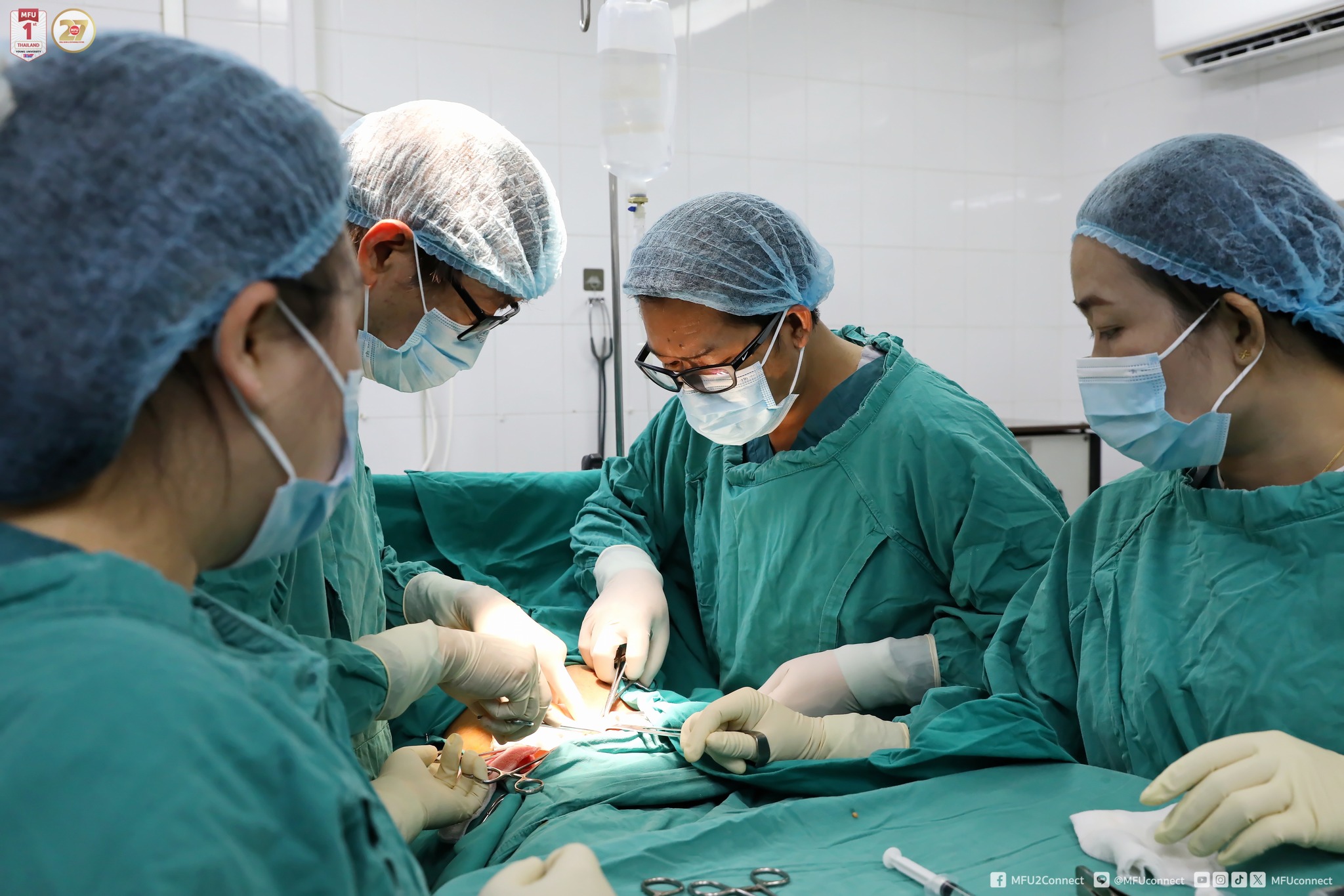 MFU School of Medicine Conducts Cross-Border Academic Outreach at Bokeo Provincial Hospital, Lao PDR